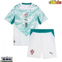 Portugal Bruno Fernandes #8 Replica Away Minikit World Cup 2026 Short Sleeve (+ pants)